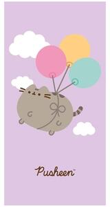 Bavlnená osuška mačička Pusheen - motív Kurz lietania - 100% bavlna - 70 x 140 cm