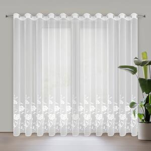 ZÁCLONA NA KRÚŽKOCH NATALI 350X250 CM KVETY