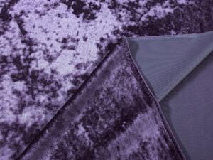 Biante Zamatový obdĺžnikový obrus Diana DI-006 Tmavo fialový 50x100 cm