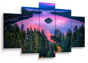 Obraz - Jazero Tahoe, Sierra Nevada, Kalifornia, USA (150x105 cm)