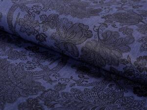 Biante Bavlnená obliečka na vankúš Melisa ML-003 Orientálne kvety na nočnom modrom 40 x 60 cm