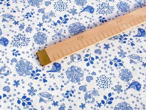 Biante Dekoračné prestieranie na stôl Leona LN-082 Modrý ľudový vzor 30x40 cm