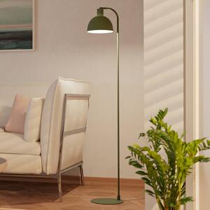 EGLO Stojacia lampa Cazalilla, zelená, kov, výška 149 cm, Zelená, Obývacia izba / jedáleň, kov, Stojaca lampa