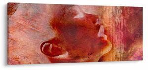 Obraz - Profil ženskej tváre (120x50 cm)