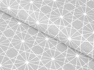 Biante Dekoračné prestieranie na stôl Leona LN-017 Geometrický vzor – svetlo sivé 30x40 cm