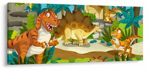 Obraz - Dinosauria (120x50 cm)