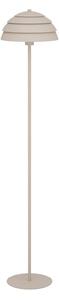 EGLO Stojacia lampa Vittorito, pieskovo béžová, kov, výška 145 cm, E27, Krémová / jantárovo žltá, Obývacia izba / jedáleň, kov, Stojaca lampa