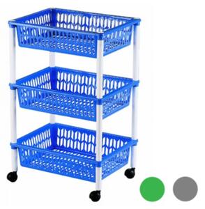 Makro 52061B - Vozík Guapissimo 3-poschodový BIELY