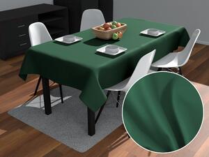 Biante Veľký obdĺžnikový bavlnený saténový obrus ST-014 Zelený 200x260 cm