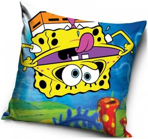 Vankúš SpongeBob hore nohami - 40 x 40 cm