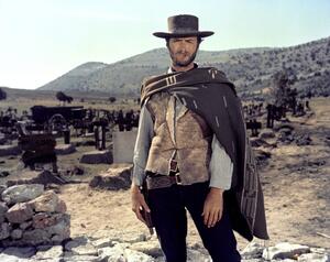 Fotografia Clint Eastwood in The Good, The Bad and The Ugly, Sunset Boulevard