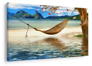 Obraz - Relax na pláži (90x60 cm)