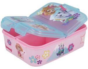Multibox na desiatu pre dievčatá Labková patrola / Paw Patrol s 3 priehradkami