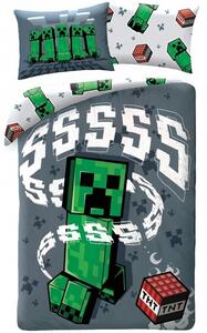 Bavlnené posteľné obliečky Minecraft - Creeper