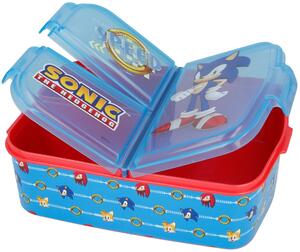 Multibox na desiatu Ježko Sonic s 3 priehradkami