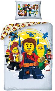 Bavlnené posteľné obliečky LEGO CITY Adventures - 100% bavlna - 70 x 90 cm + 140 x 200 cm