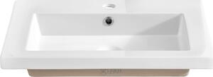 Keramické umývadlo SPIRIT WHITE DP 60 cm - biele