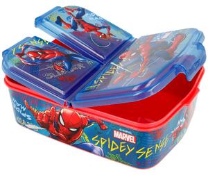 Multibox na desiatu Spiderman s 3 priehradkami - motív Grafiti