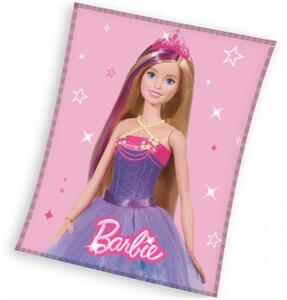 Veľká coral fleece deka Barbie Princezná - gramáž 240 g/m² - 150 x 200 cm