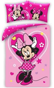 Bavlnené posteľné obliečky Minnie Mouse - Disney - 100% bavlna - 70 x 90 cm + 140 x 200 cm
