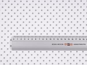 Biante Bavlnený obdĺžnikový obrus Sandra SA-011 Bodky na bielom 50x100 cm