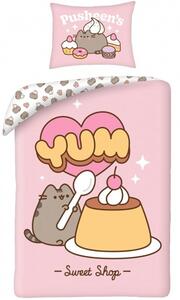 Bavlnené posteľné obliečky Pusheen - motív Sweet Shop - 100% bavlna - 70 x 90 cm + 140 x 200 cm