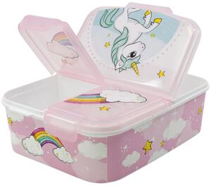 Multibox na desiatu Unicorn s 3 priehradkami
