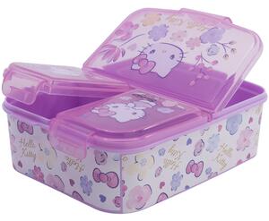 Multibox na desiatu Hello Kitty s 3 priehradkami