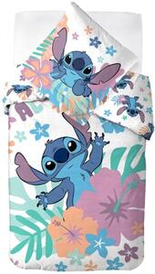 Detské bavlnené posteľné obliečky Lilo & Stitch - motív Aloha - 100% bavlna - 70 x 90 cm + 140 x 200 cm