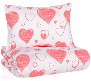 Bavlnené posteľné obliečky Pink Love - rozbalené