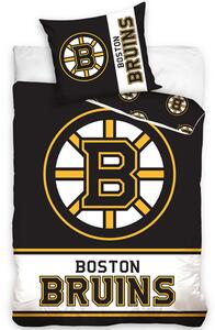 Mikroplyšové posteľné obliečky NHL Boston Bruins - 70 x 90 cm + 140 x 200 cm