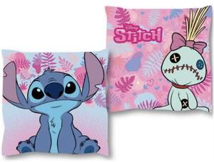 Obojstranný vankúš Lilo & Stitch - motív Stitch a Scrump - 38 x 38 cm