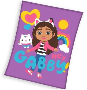 Coral fleece deka Gábinin kúzelný domček – motív Ahoj Gábi - 150 x 200 cm