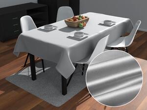 Biante Saténový obdĺžnikový obrus polyesterový Satén LUX-002 Svetlo sivý 60x100 cm