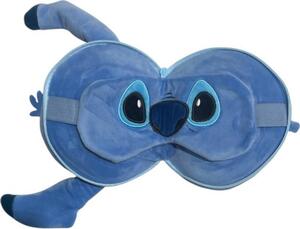 Plyšový cestovný vankúšik s očnou maskou Stitch
