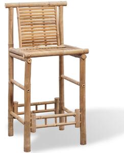 Barové stoličky 2 ks, bambus
