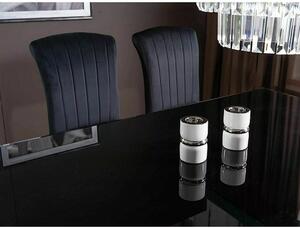 Signal Jedálenský stôl PRINCE BLACK/CHROME 150X90