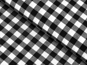 Biante Dekoračná obliečka na vankúš Rebeka RE-017 Čierno-biela kocka stredná 40 x 60 cm