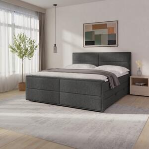BOXSPRINGOVÁ POSTEĽ, 180/200 cm, antracitová Livetastic - Online Only spálne, Online Only