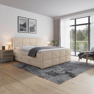 BOXSPRINGOVÁ POSTEĽ, 180/200 cm, béžová MID.YOU - Online Only zostavy, Online Only