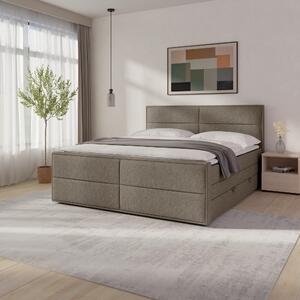 BOXSPRINGOVÁ POSTEĽ, 180/200 cm, béžová MID.YOU - Online Only zostavy, Online Only