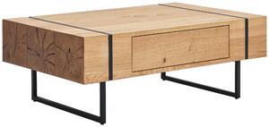 KONFERENČNÝ STOLÍK, prírodná farba, čierna, drevo, kov, kompozitné drevo, 110/70/40 cm MID.YOU - Online Only zostavy, Online Only