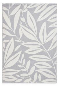 Svetlosivý koberec 80x150 cm Sorral Leaves – Catherine Lansfield