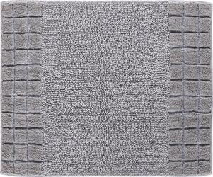 GRUND Kúpeľňový koberec CHESS strieborný Rozmer: 60x90 cm