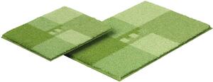 LineaDue MERKUR - Kúpeľňová predložka zelená Rozmer: 40x50 cm bez výrezu+50x80 cm