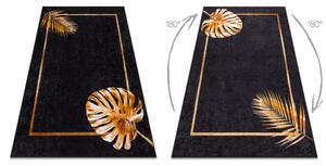 Kusový koberec Achila čiernozlatý 120x170cm