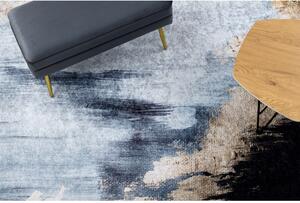Kusový koberec Aguja modrozlatý 80x150cm