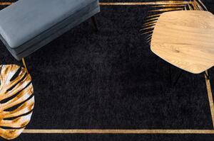 Kusový koberec Achila čiernozlatý 160x220cm
