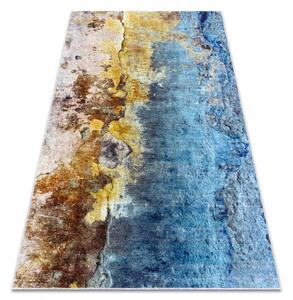 Kusový koberec Araba modrozlatý 80x150cm