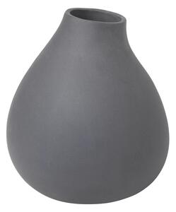 Tmavosivá porcelánová váza (výška 17 cm) Nona – Blomus